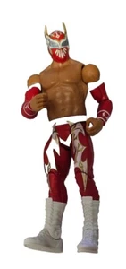 Figurina WWE Sin Cara Wrestling Mattel 2011 in abito rosso. Arti posabili. - Foto 1 di 1