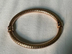 ITAOR ROSE GOLD-PLATED STERLING SILVER 7 INCH BRACELET 19.5G - Picture 1 of 3