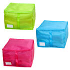 Folding Zippered Clothes Coat Bed Sheet Quilt Duvet Storage Bag Holder Container