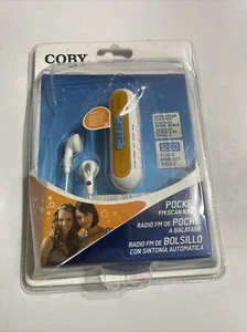 Coby CX61 mini FM Pocket Radio w/ Neck Strap New In Package - Picture 1 of 6