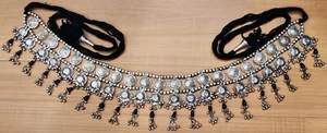 Tribal Fusion Belly Dance BELT Kuchi Gypsy Hippie Bohemian Skirt Costume Jewelry - Picture 1 of 6