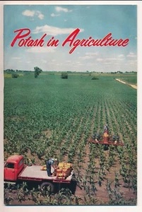 Vintage Potash In Agriculture Book. 1956. American Potash Institute - Imagen 1 de 4