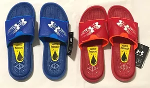 New with Tags-Under Armour UniSex Mercenary Slides, Water Friendly Sandals - Picture 1 of 9