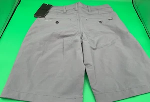 HURLEY NIKE Dri-Fit Shorts Boys Size 10 Gray 2-Way Stretch 26x8 NEW Free Ship! - Picture 1 of 10