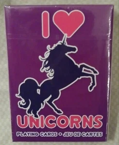 I Love Unicorns Spielkarten Deck *Neu* - Bild 1 von 2