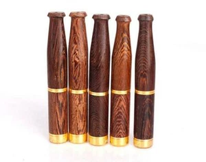 Handgefertigter Mini Straight Rod Massivholz Rauch Tabak Filter Zigarettenhalter Geschenk - Bild 1 von 5