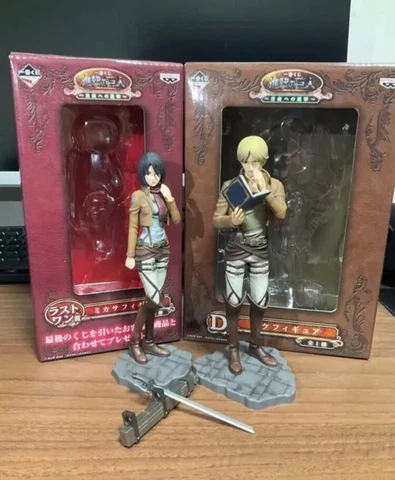 Attack on Titan Mikasa Mike Ichiban Kuji last one figure Bandai Japan Cover