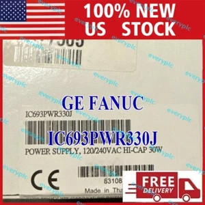 NEW In Box GE Fanuc IC693PWR330J 120/240 VAC, 30W, RS-485, Power Supply Module - Picture 1 of 6
