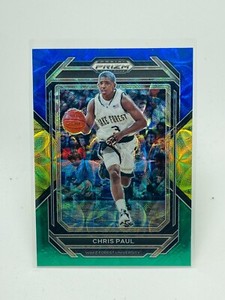 2023 Panini Prizm Draft Picks Chris Paul Blue Yellow & Green #71