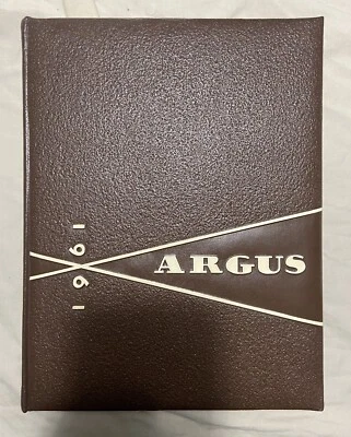 Винтажный ежегодник 1961 Argus East Rockford старшая школа Rockford Иллинойс - Изображение 1 из 4