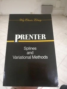 Splines Y Métodos Variacionales P. M. Prenter WILEY CLASSICS LIBRARY 1989 - Imagen 1 de 1