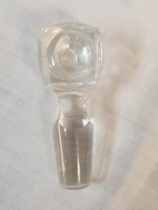 Antiguo tapón de botella ojo de buey SOLO decantadores Bellaire Goblet Co - Imagen 1 de 8