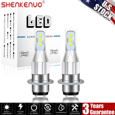 For Yamaha RAPTOR 700 700R 2006-2017 H6 LED Hyper Headlight Bulbs Lights Kit 2x - Image 1 of 4