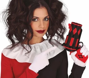 Plastic Toy Gun Classic Villain Harley Quinn Fancy Dress Pistol Halloween 20cm - Picture 1 of 4