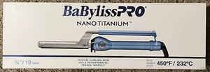 Babyliss Pro Nano Titanium 3/4" Marcel Curling Iron - BNT75M (NOT SPRING LOADED) - Picture 1 of 2