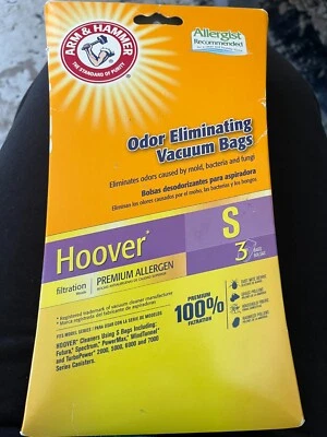 Arm Hammer Vacuum Bag Hoover S Allergen Odor Eliminating Premium Open -2 Inside - Image 1 of 2