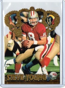 1996 Pacific Steve Young Gold Crown Die-cut #GC-17 San Francisco 49er's - Picture 1 of 2