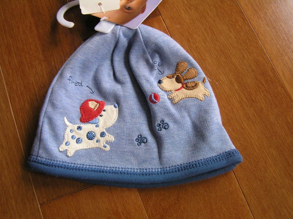 Carter's Dog Gone Cute Infant Baby Boy Beanie Hat 3-9 months NEW NWT - Image 1 of 1