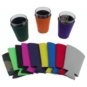 Blank Foam Collapsible Pint Glass Coolie: Choose Color and Quantity - Picture 1 of 37