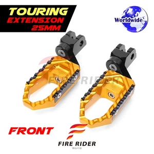 For Razor RSF350 RSF650 Gold 25mm Riser CNC Touring Rider Footpegs - Picture 1 of 5