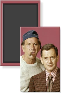 La strana coppia Felix Oscar anni 70 show tv immagine frigo calamita 2 x 3 - Foto 1 di 3