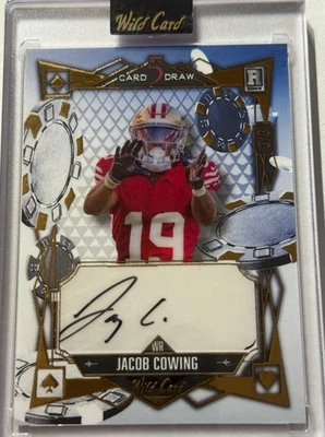 🔥 Jacob Cowing Autographed Rookie Card 2024 5 Card Draw 3/3 – SF 49ers 🔥 - Image 1 of 2
