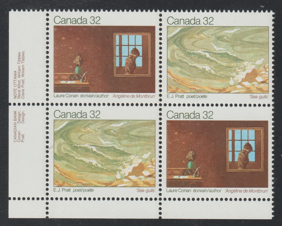 Canada 1983 SC# 979a LL - Canadian Winters - Plate Block - M-NH Lot # A14c - Image 1 of 1