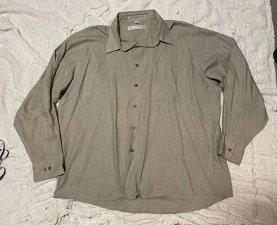 Editions by Van Heusen Men's 17.5 Long Sleeved Gray Patterned - Image 1 of 4