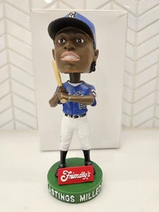 ST LUCIE METS - LASTINGS MILLEDGE SILVER SLUGGER BOBBLEHEAD New York - Picture 1 of 4