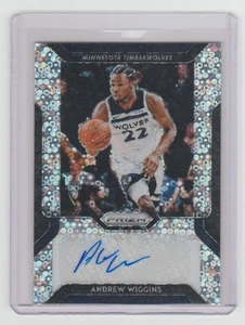 Andrew Wiggins 2018-19 Panini Prizm Fast Break autógrafo #FB-AWG bonito SP AUTO - Imagen 1 de 2