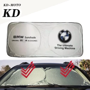 Foldable block UV protection sun visor suitable for BMW car sunshade windshield - Picture 1 of 10