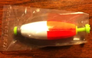 Fishing Supplies Weighted Cigar Shaped Foam Floats 2 inches red/white - Picture 1 of 1