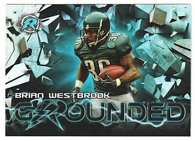 2023 Topps Composite Resurgence Brian Westbrook Grounded Refractor #RG-18 Eagles - Image 1 of 2