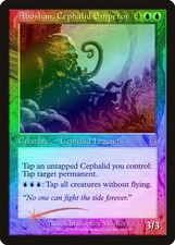 Aboshan, Cephalid Emperor FOIL Odyssey PLD Blue Rare MAGIC MTG CARD ABUGames