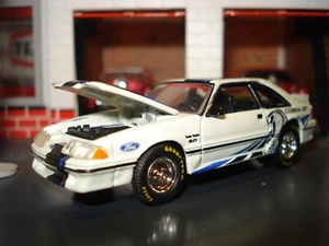 1987 87 FORD MUSTANG GT 5.0 FOX BODY LIMITED EDITION COUPE M2 1/64 TWIN TURBO - Picture 1 of 4