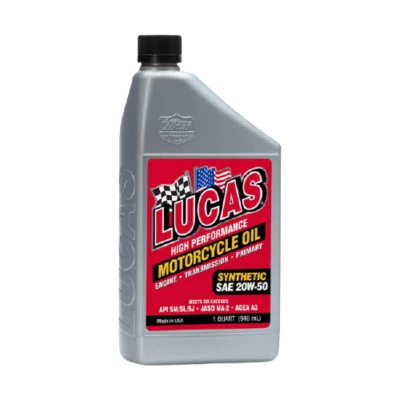 lucas oil Olio Moto Sintetico Hight Performance SAE Sintetico 20W-50