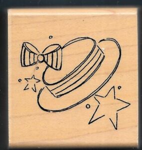 HAT BOW STARS AMERICA Patriotic 4 July Parade CLOSE TO MY HEART New Rubber Stamp