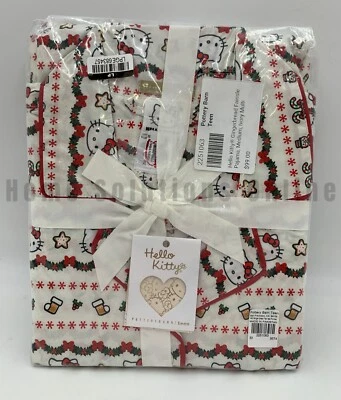 Juego de pijama Pottery Barn Teen Hello Kitty® Gingerbread Fair Isle marfil mediano #R36 Foto 1 de 4
