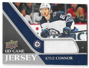 2020-21 Camiseta usada para juegos de Connor serie 1 Kyle Deck #GJ-KC Winnipeg Jets - Imagen 1 de 2