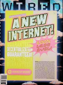 Wired Magazine June 2022 Introducing a New Internet powered by WEB3 - Picture 1 of 3