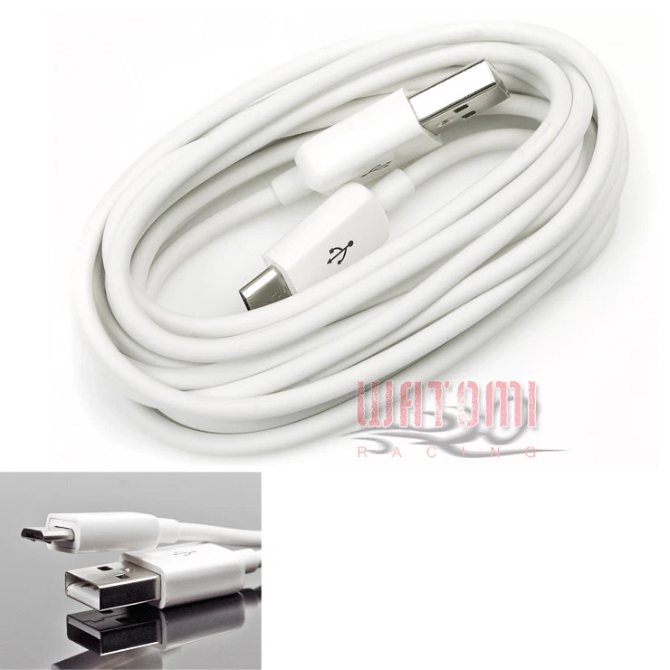 100X 10FT MICRO USB DATA CHARGER CABLE WHITE NOKIA LUMIA 820 LG OPTIMUS G L9 G2 - Image 1 of 1