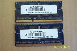  Hynix 4GB Kit - 2x 2GB DDR3 PC3-10600S 1333mhz SODIMM Laptop Memory RAM