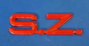 Alfa Romeo SZ ES30 ZAGATO Plate Badge - Picture 1 of 2