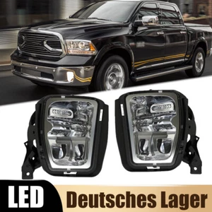 LED Vorne Stoßstange Nebellicht Nebelscheinwerfer Für Dodge Ram 1500 2013-2018 - Bild 1 von 9