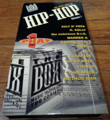 BIG PHAT ONES OF HIP HOP (1995) VHS WARREN G SCARFACE METHOD MAN BIGGIE TESTED - Image 1 of 4