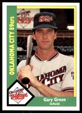 1990 CMC Gary Green Oklahoma City 89ers #163