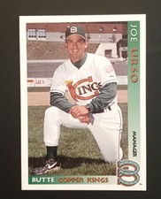1999 Butte Copper Kings Joe Urso #7 Manager