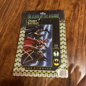 Batman Spawn The Clash Of The Decade Sealed Books w/Poster - Picture 1 of 2