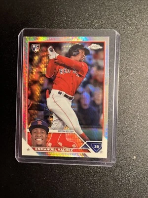 Enmanuel Valdez 2023 Topps Chrome Update Series - Prism Refractor #USC19 (RC) - Image 1 of 2
