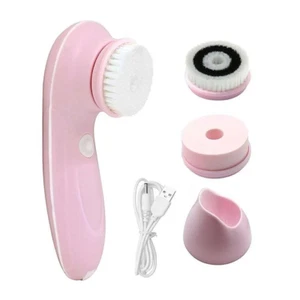 3in1 Face Cleaner Waterproof Electric Facial Brush Skin Care Cleansing Massager - Picture 1 of 5